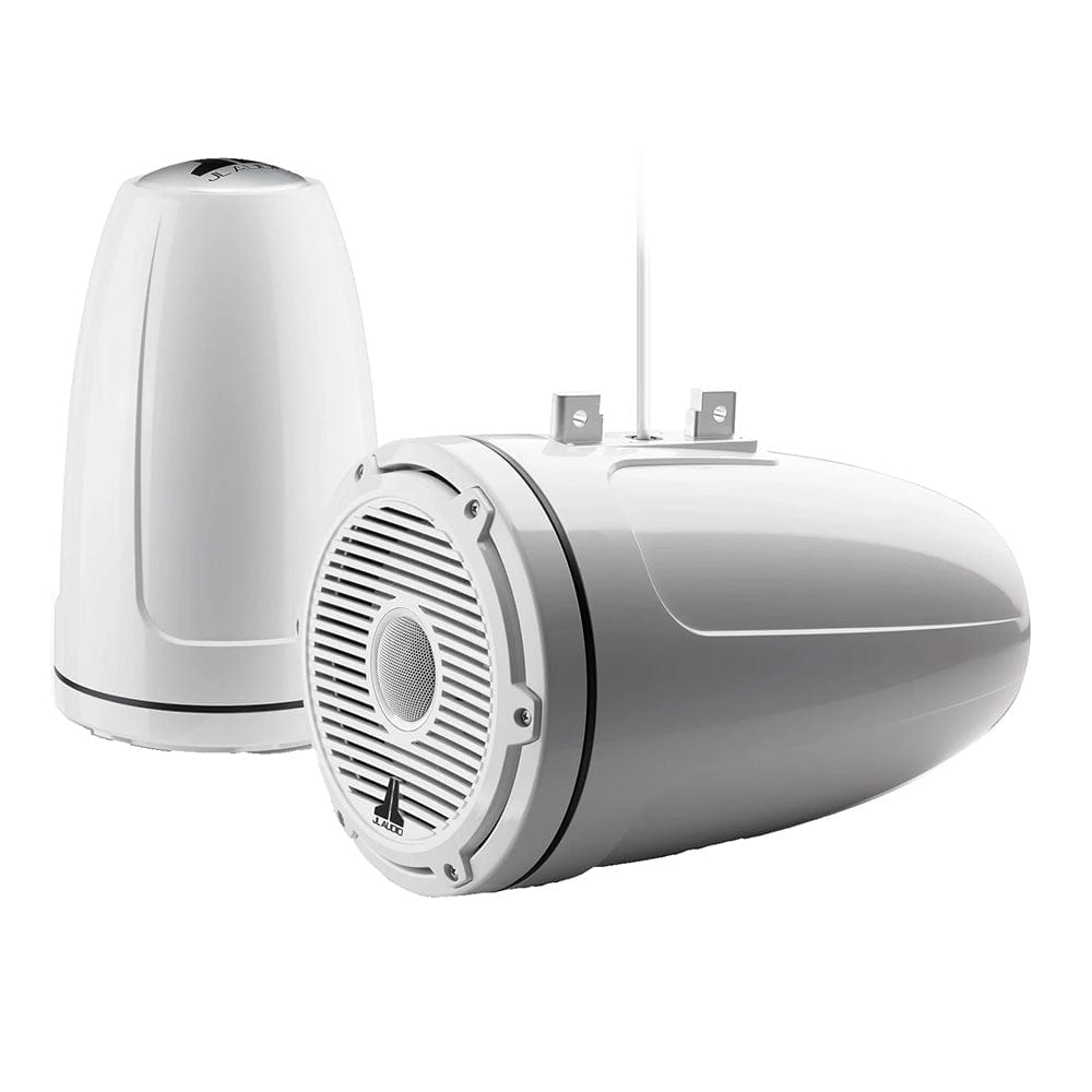 JL Audio Qualifies for Free Shipping JL Audio M6 8.8" Enclosed Tower Speakers White Classic Grille #010-03857-00