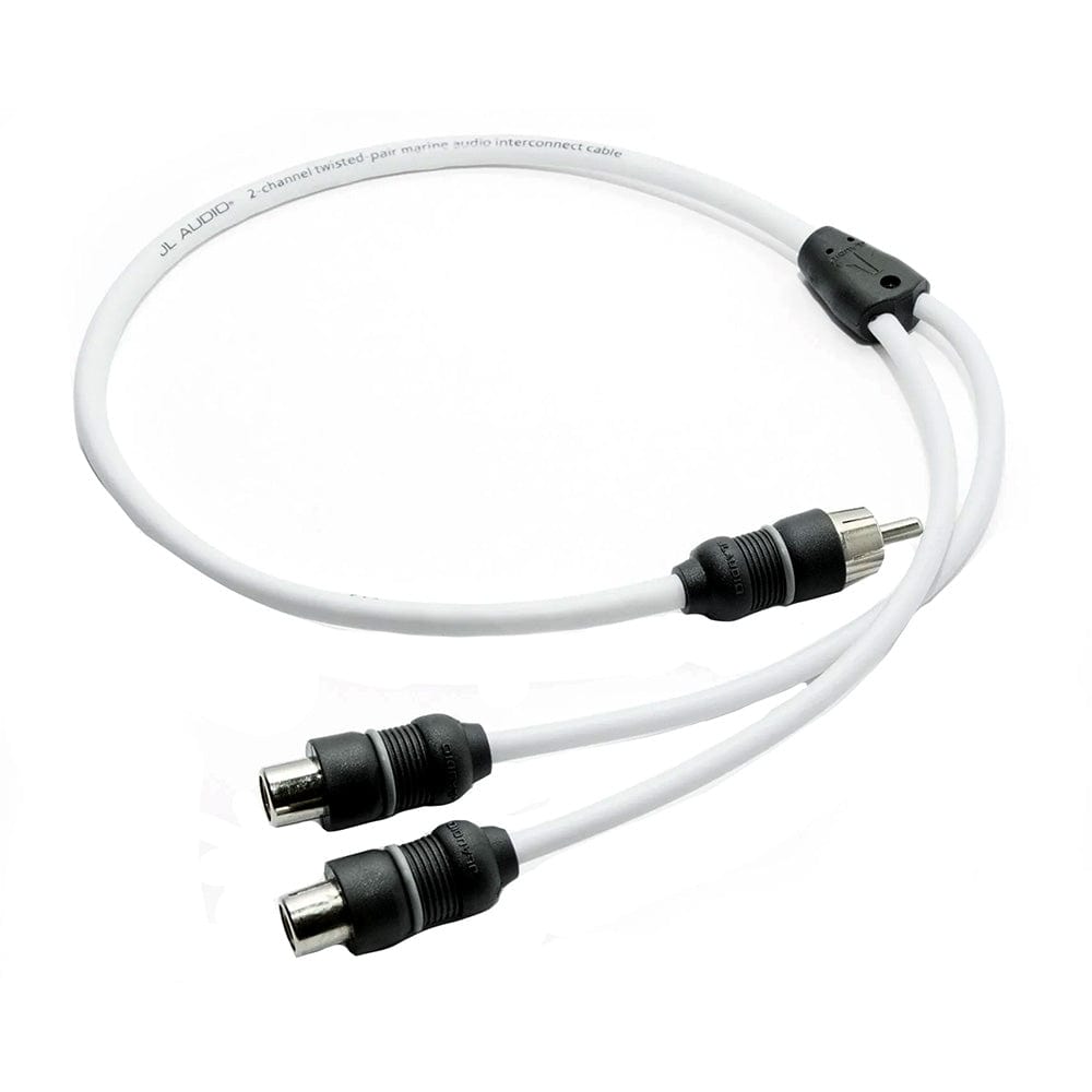 JL Audio Qualifies for Free Shipping JL Audio Marine Y-Adapter 1 Male Plug 2 Female Jacks #010-13553-00