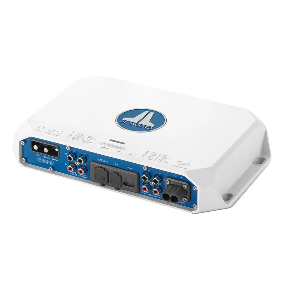 JL Audio Qualifies for Free Shipping JL Audio MVi Marine Amp 2 Channel Full-Range 600 Watts 12v Integrated DSP #010-03336-00