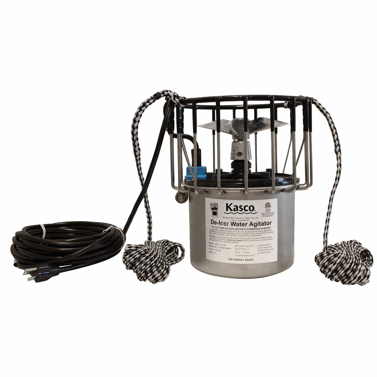 Kasco Marine Not Qualified for Free Shipping Kasco Marine De-Icer 1/2hp 120v 50' Cord #2400D050
