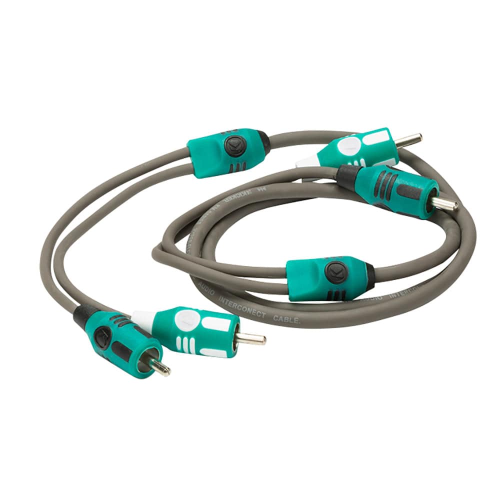 KICKER Qualifies for Free Shipping KICKER KMI1 Marine Series 2-Channel RCA Interconnect #47KMI1