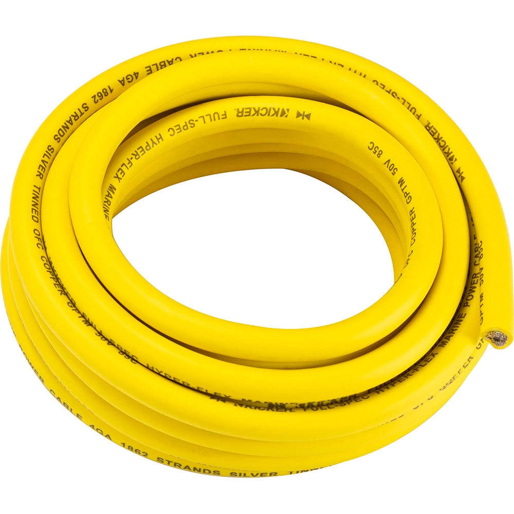 KICKER Qualifies for Free Shipping KICKER KMWPY420 20' 4 AWG Power Wire Yellow #47KMWPY420