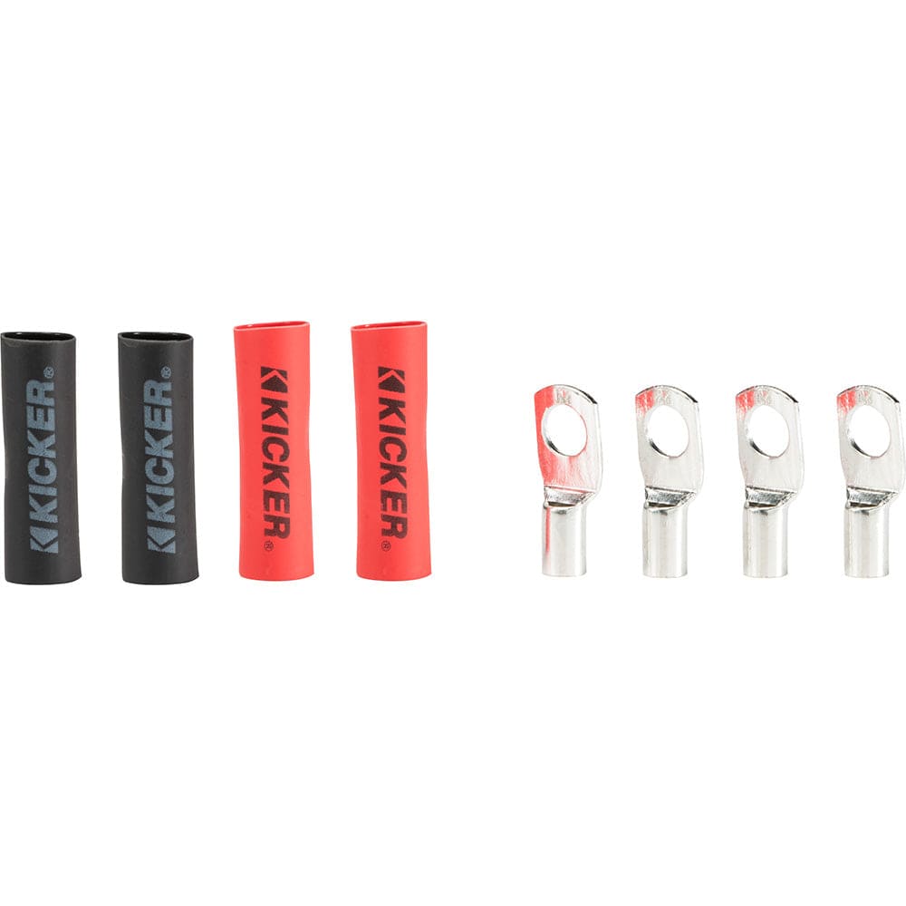 KICKER Qualifies for Free Shipping KICKER RT8 Nickel Plated 8 AWG 5/16" Ring Terminal 4-pk #47RT8