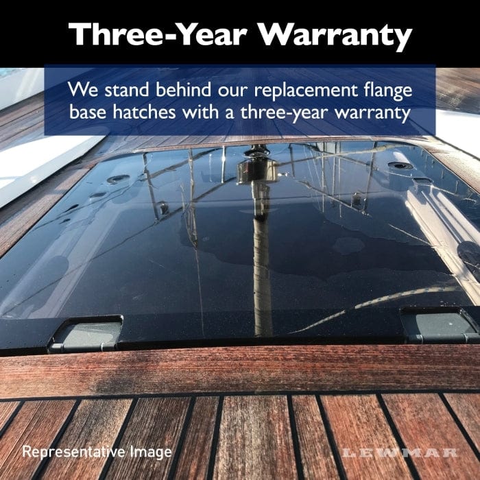 Lewmar Qualifies for Free Shipping Lewmar Size 70 Medium Profile Hatch Flange Base #39970020