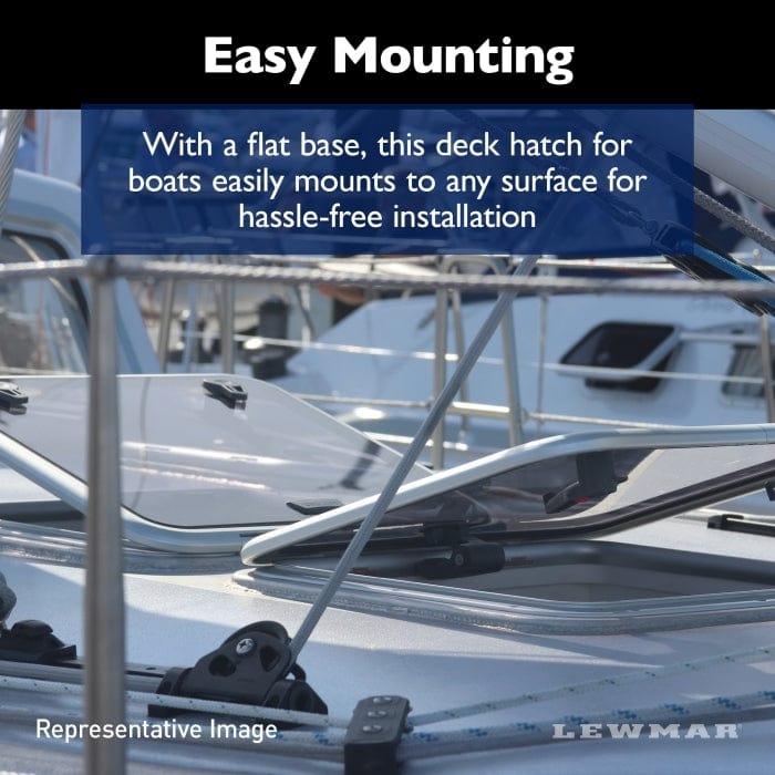 Lewmar Qualifies for Free Shipping Lewmar Size 70 Medium Profile Hatch Flange Base #39970020