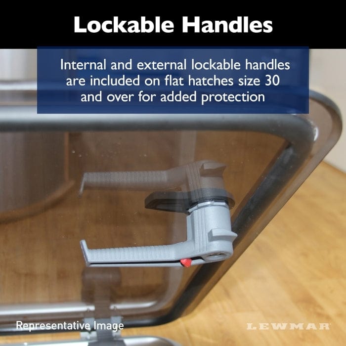 Lewmar Qualifies for Free Shipping Lewmar Size 70 Medium Profile Hatch Flange Base #39970020