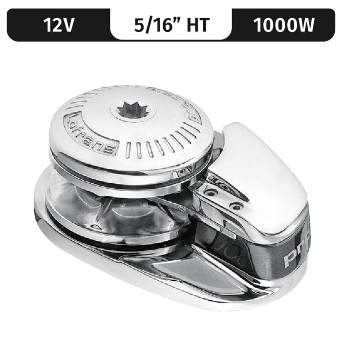 Lofrans Oversized - Not Qualified for Free Shipping Lofrans 12v Low-Profile Project Windlass 1000w 5/16" Chain #LW7921L-5/16