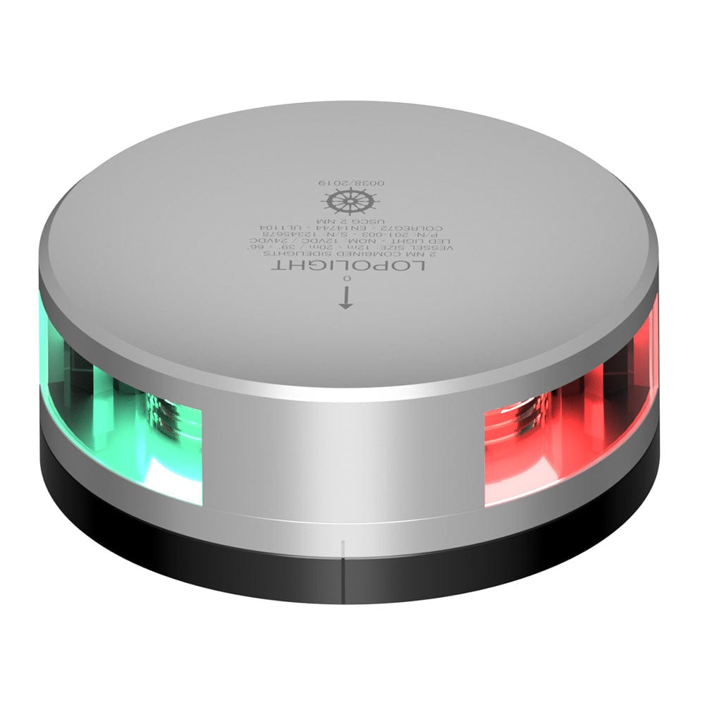 Lopolight Qualifies for Free Shipping Lopolight Combined Sidelight 2nm Silver Housing FB Base #201-003-FB