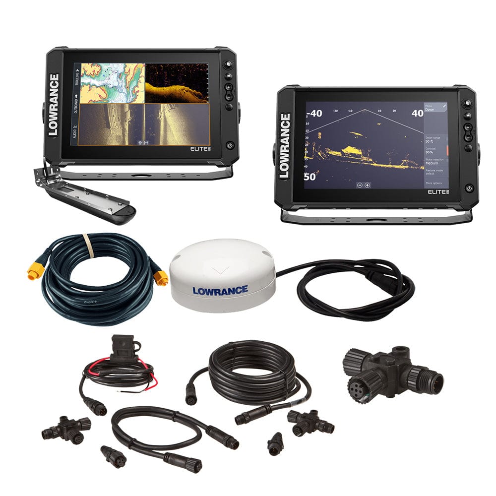 Lowrance Not Qualified for Free Shipping Lowrance Elite FS 10 BOAT in A BOX with Active Imaging 3-in-1 #000-16476-001