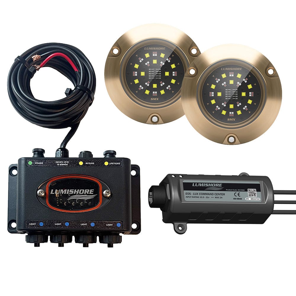 Lumishore Qualifies for Free Shipping Lumishore LUX SMX154 2 Lights Hub LUX Command Center #010-04510-00
