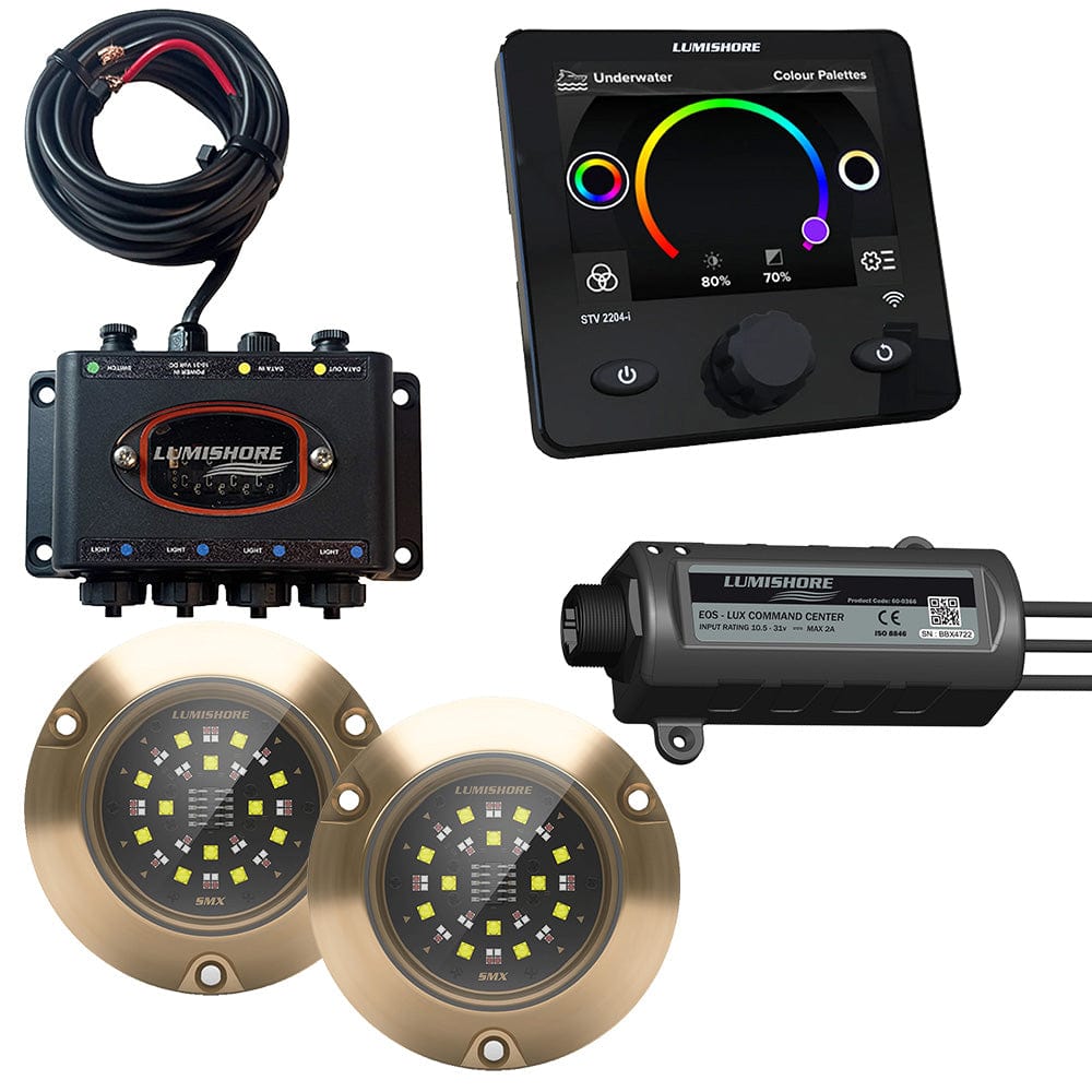 Lumishore Qualifies for Free Shipping Lumishore LUX SMX154 2 Lights Hub LUX Command Center Display #010-04511-00