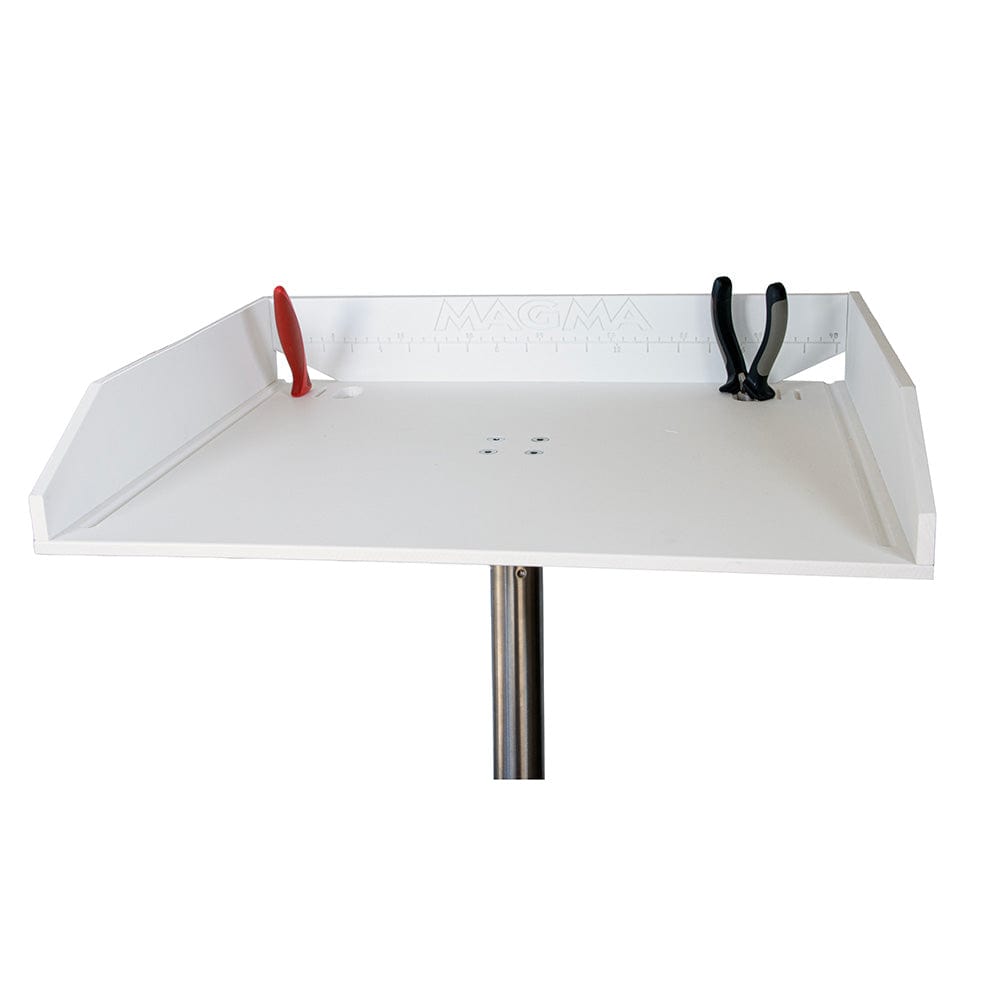 Magma Products Qualifies for Free Shipping Magma 16" x 20" White Fillet Table with LeveLock Mount #T10-424