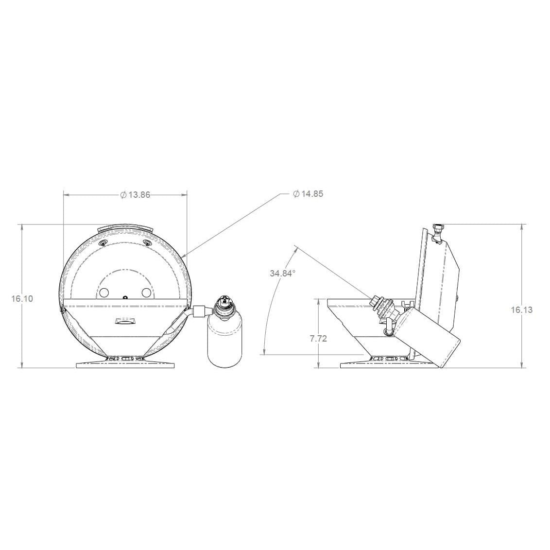 Magma Products Qualifies for Free Shipping Magma Beach Fire Kettle Gas Midnight Blue #C10-105-MB