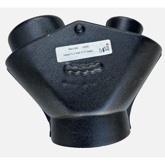 Marine Systems Inc Qualifies for Free Shipping Marine Systems Adapter Y 6" Inlet 5" & 3" Outlets #AY653