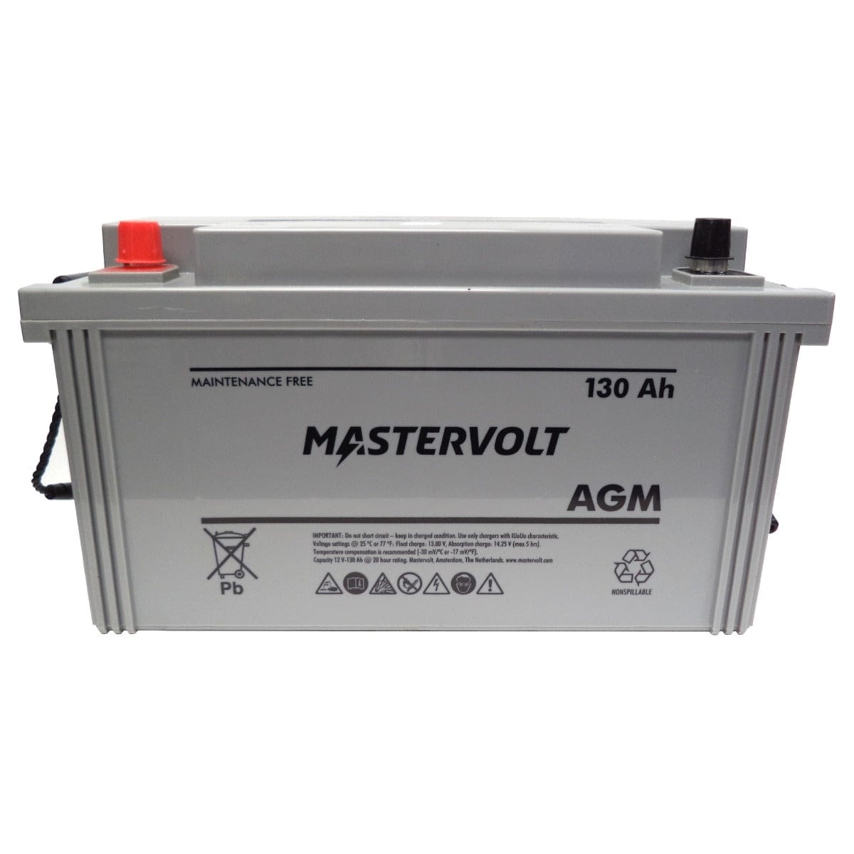 Mastervolt Oversized - Not Qualified for Free Shipping Mastervolt AGM 12v 130 Ah Battery #62001300
