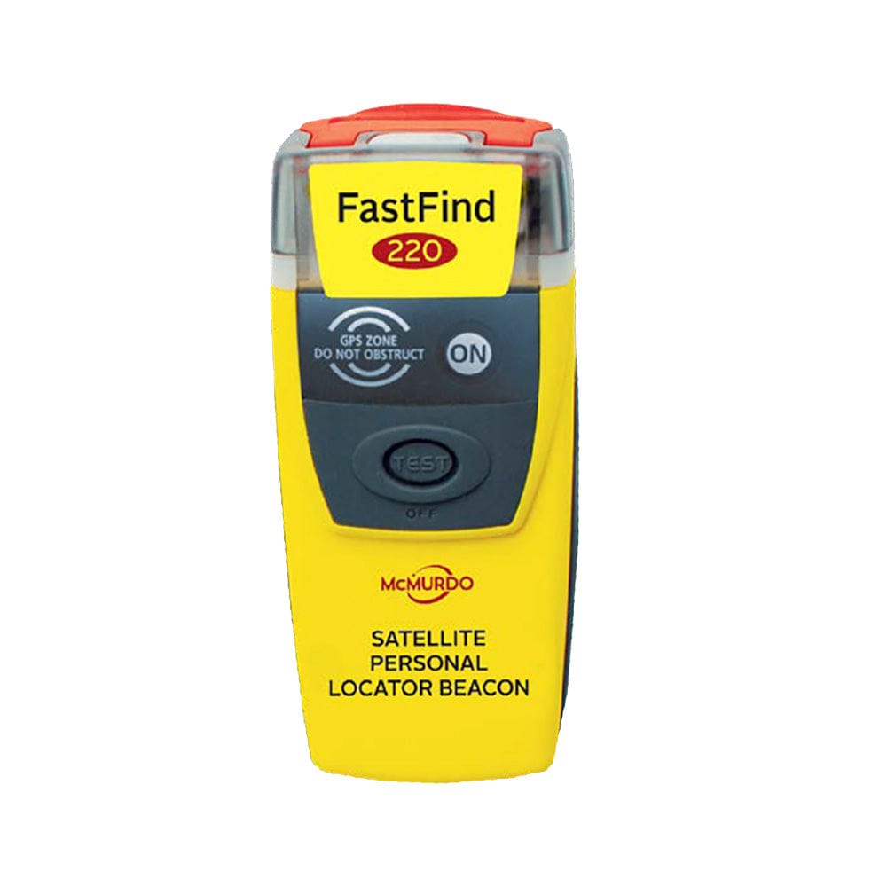 McMurdo Qualifies for Free Shipping McMurdo Fastfind 220 PLB Limited Battery Life 4-Year #91-001-220A-C2028