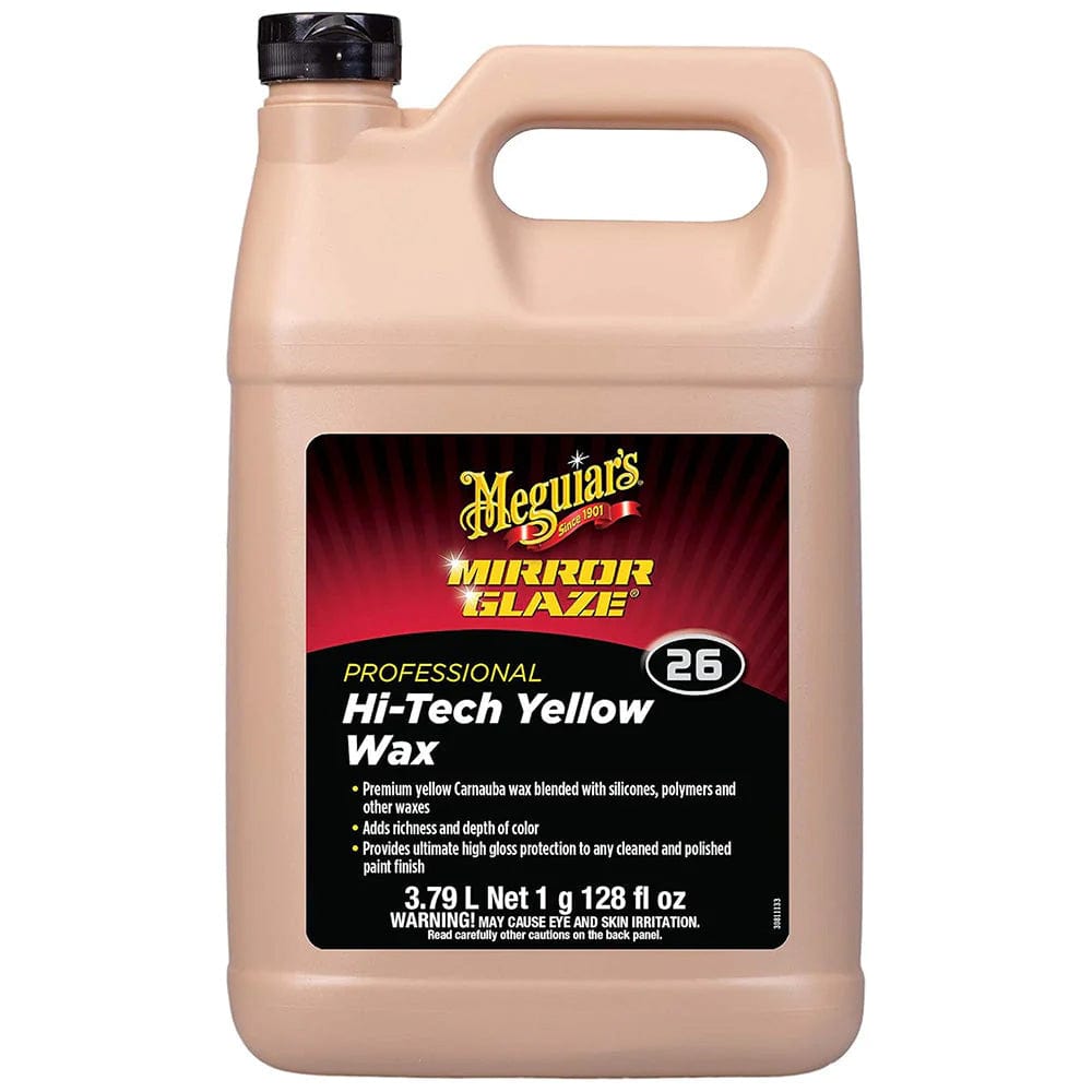 Meguiar's Qualifies for Free Shipping Meguiar's Hi-Tech Yellow Liquid Wax Gallon #M2601