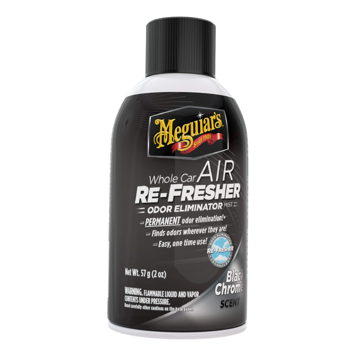 Meguiar's Qualifies for Free Shipping Meguiar's Whole Car Air Refresher Black Chrome 2 oz #G181302