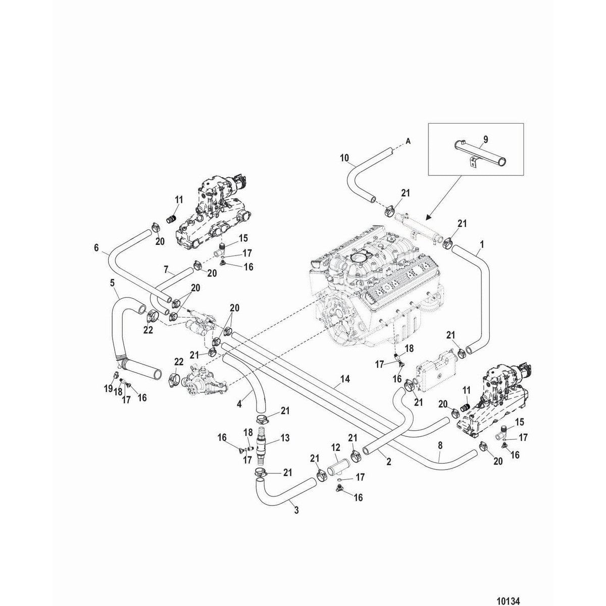 Mercury Marine Qualifies for Free Shipping Mercury Check Valve Kit Bravo #862271A1