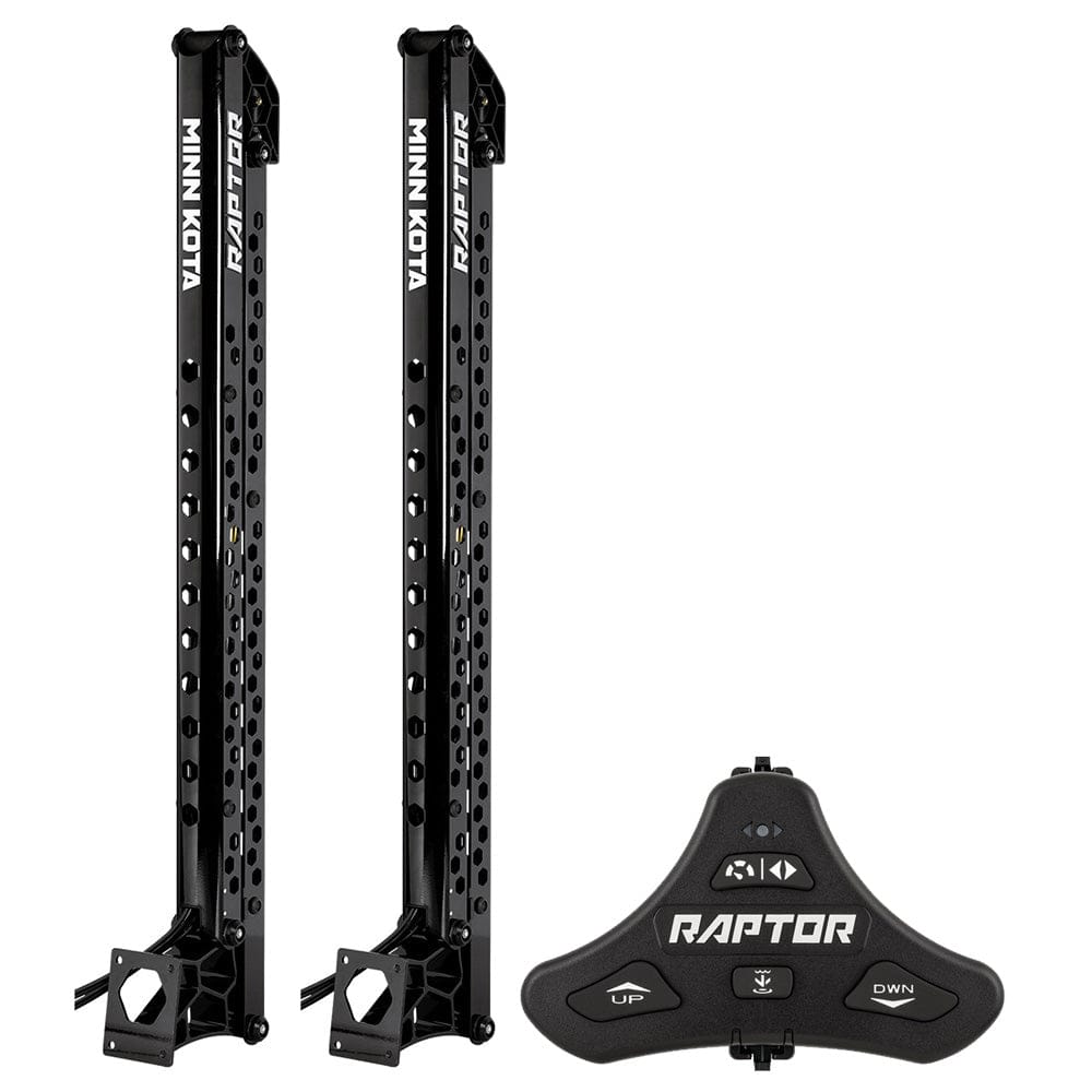 Minn Kota Not Qualified for Free Shipping Minn Kota Raptor Bundle 10' Black Active Anchor & Footswitch #1810630/PAIR