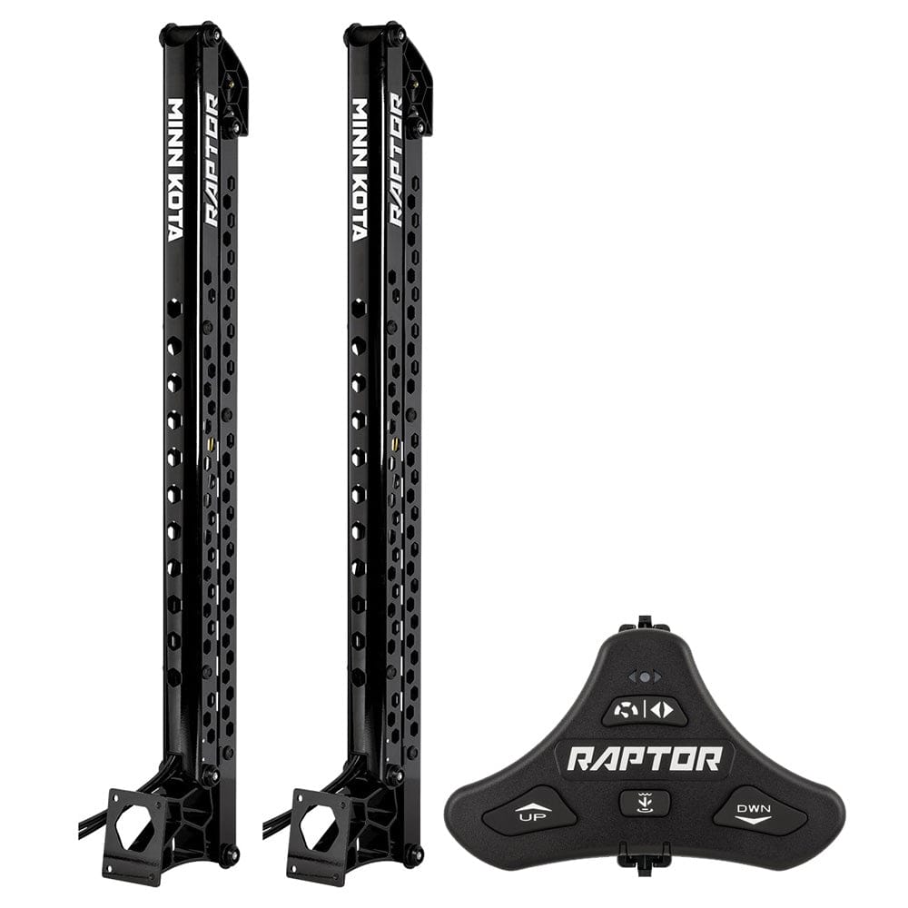 Minn Kota Not Qualified for Free Shipping Minn Kota Raptor Bundle 8' Black Active Anchor & Footswitch #1810620/PAIR