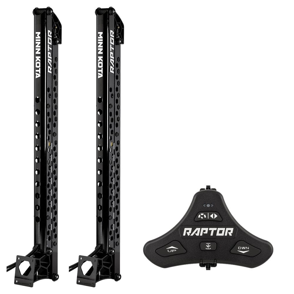 Minn Kota Not Qualified for Free Shipping Minn Kota Raptor Bundle 8' Black & Footswitch #1810600/PAIR