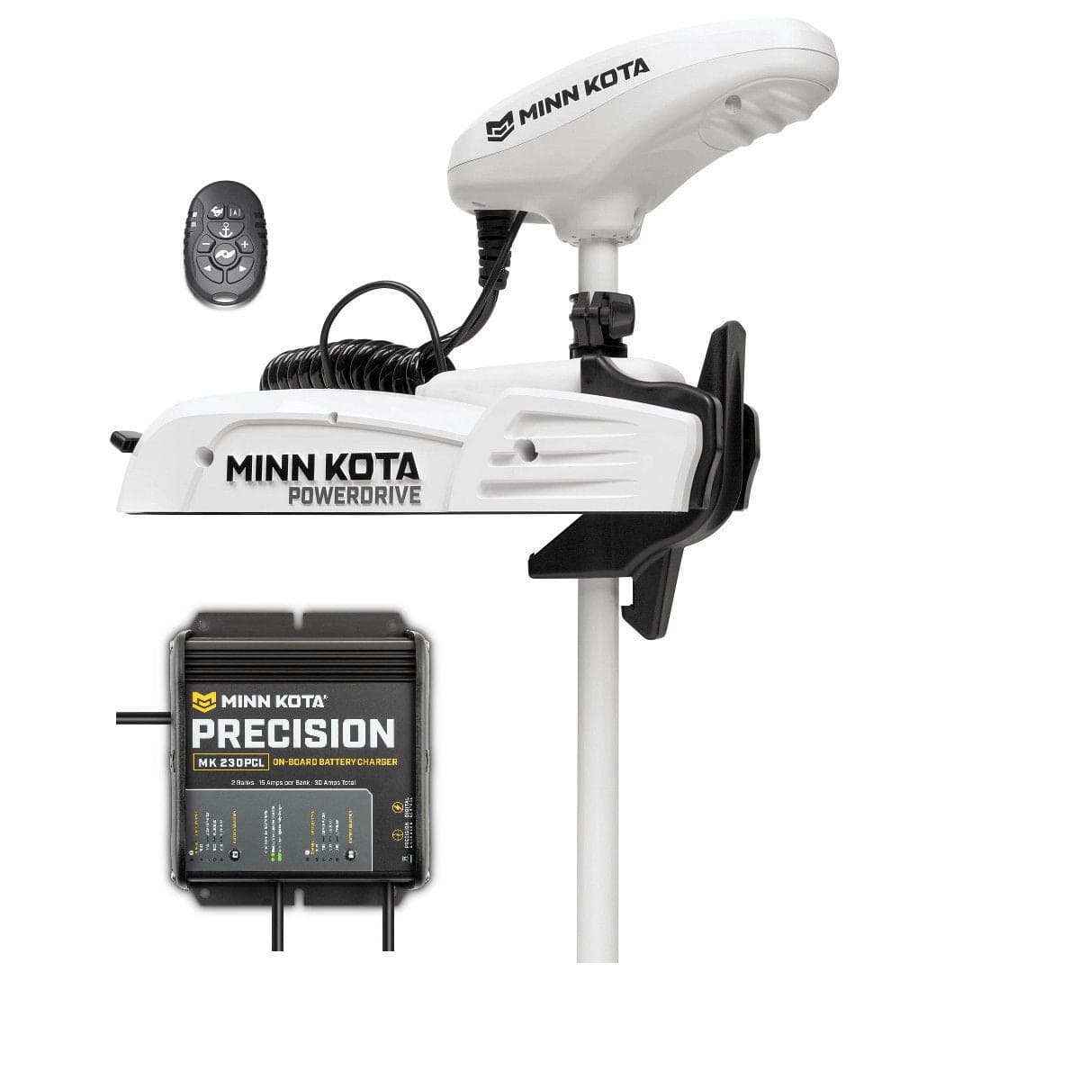 Minn Kota Not Qualified for Free Shipping Minn Kota Riptide Powerdrive 55 54" Micro Remote & MK230PCL #1363575-MK230PCL