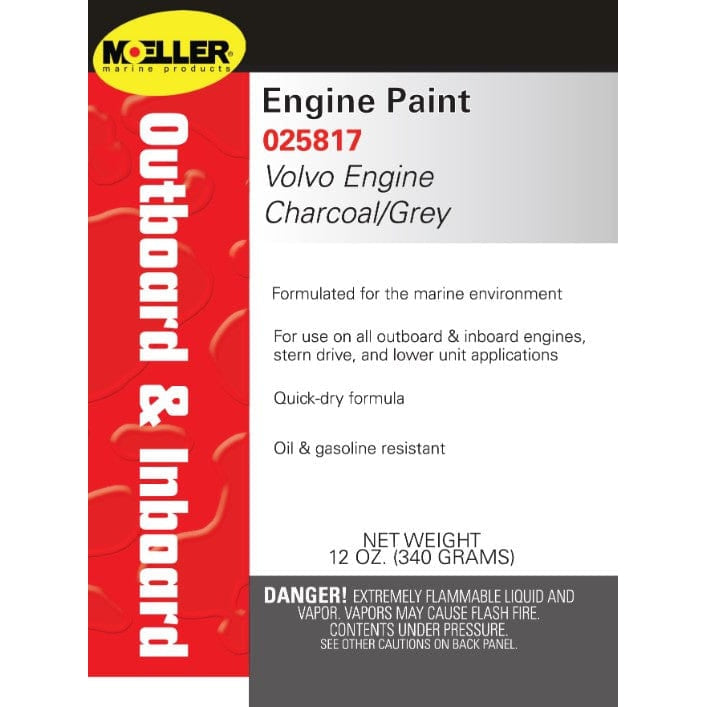 Moeller Qualifies for Free Ground Shipping Moeller Paint Volvo Charcoal Gray #025817