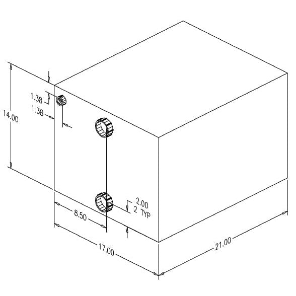 Moeller Not Qualified for Free Shipping Moeller Waste Water Tank 19 Gallon 041220