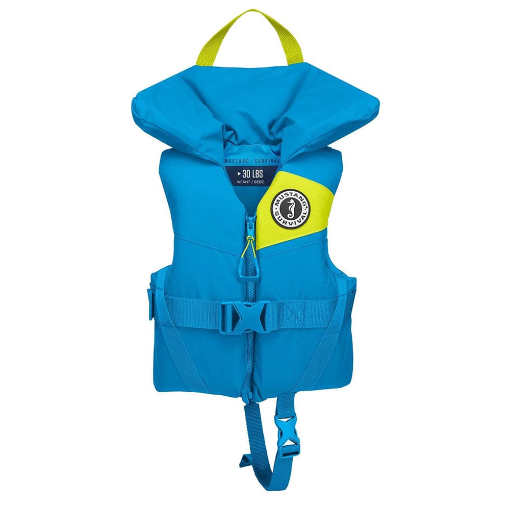 Mustang Survival Qualifies for Free Shipping Mustang Lil' Legends Infant Foam Vest Azure Blue #MV325003-268-0-216