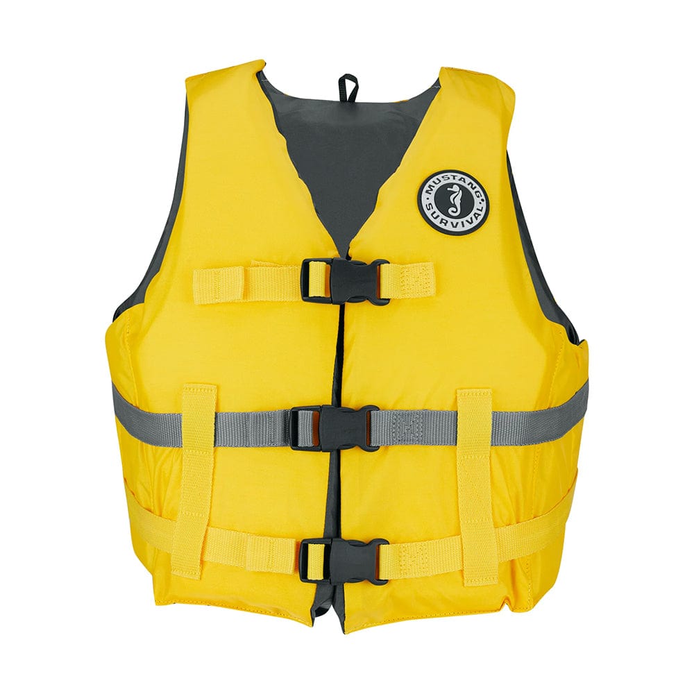 Mustang Survival Qualifies for Free Shipping Mustang Livery Foam Vest M/L Yellow #MV7010-25-M/L