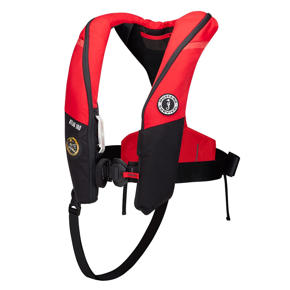 Mustang Survival Qualifies for Free Shipping Mustang Survival Atlas 190 DLX Open Ocean Inflatable PFD Red/Black #MD3195E1-123-0