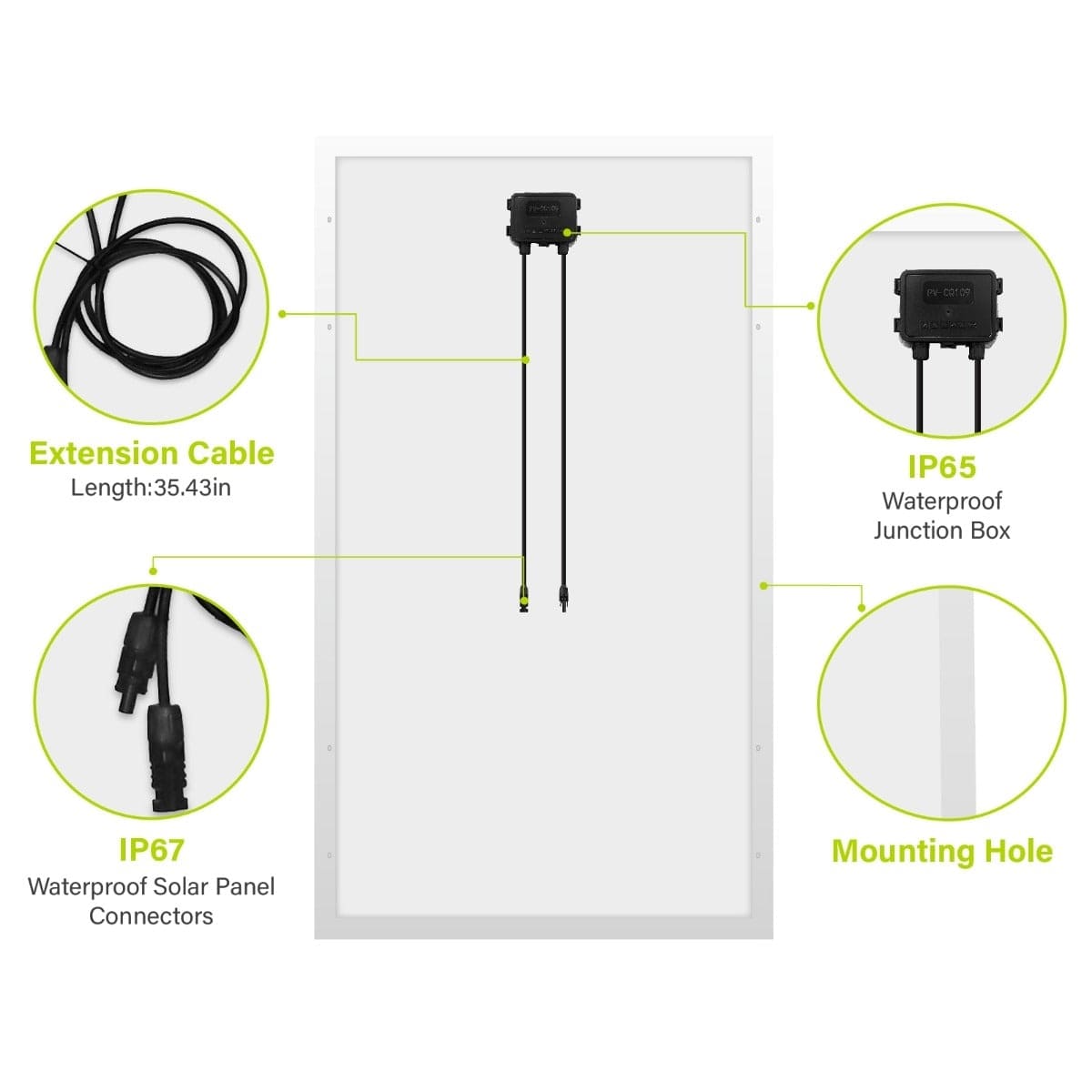 Newpowa America Qualifies for Free Shipping Newpowa America 200w Solar Panel #NPA200S-24J