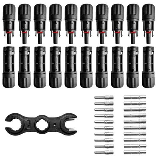 Newpowa America Qualifies for Free Shipping Newpowa MC4 Connectors 20 Pairs with Spanner #NPC-20C2T