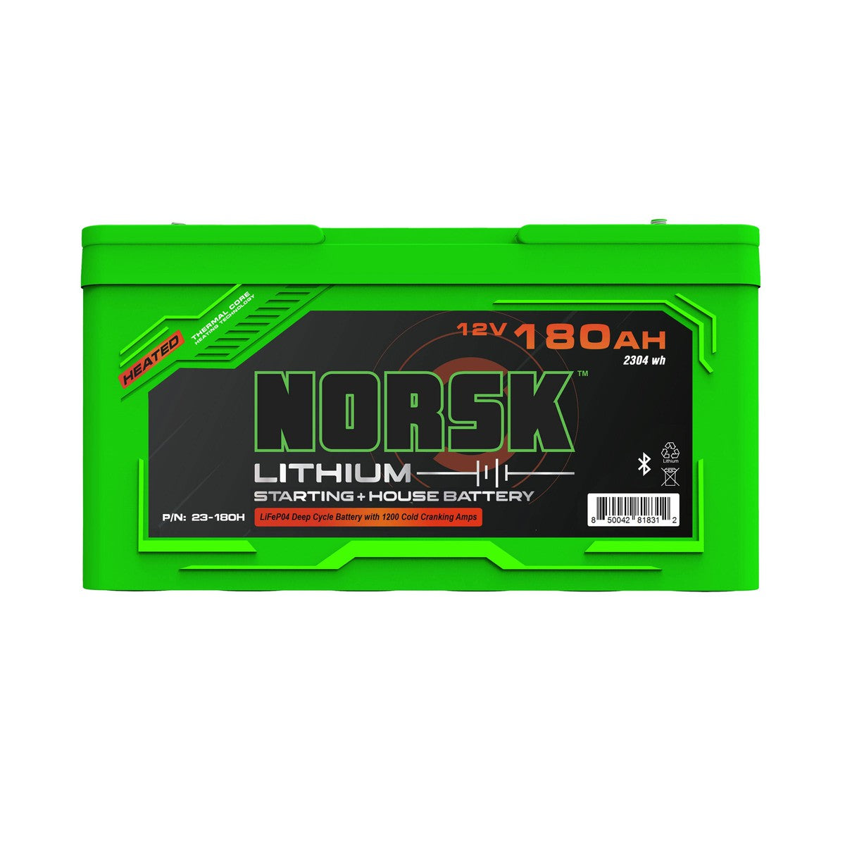 Norsk Not Qualified for Free Shipping Norsk LIFEPO4 Starting Battery Guardian Heated 12.8v 180Ah #23-200H