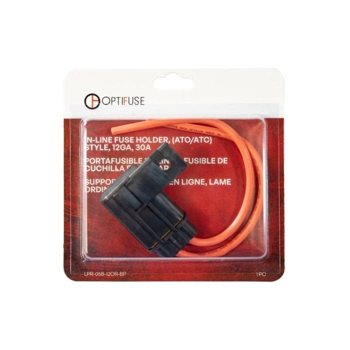 Optifuse Qualifies for Free Shipping Optifuse In-Line Fuse Holder ATO/ATC Style 12 AWG #LPR-05B-12OR