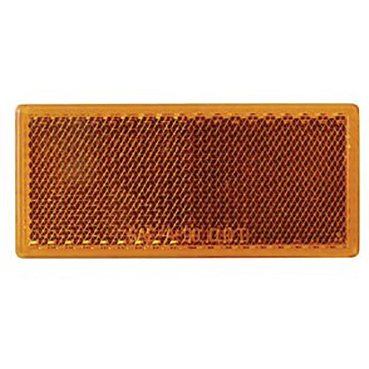 Optronics Qualifies for Free Shipping Optronics Amber Compact Rectangular Reflector 2-pk #RE10AK