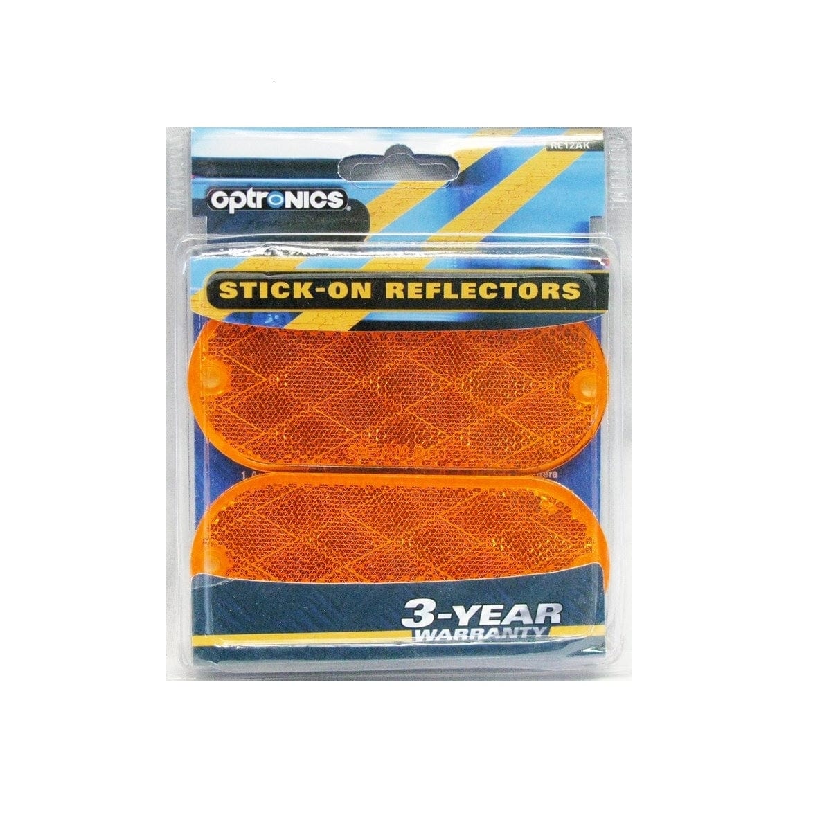Optronics Qualifies for Free Shipping Optronics Oblong Stick-On Reflector #RE12AK