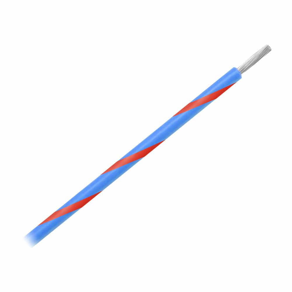 Pacer Group Qualifies for Free Shipping Pacer 14 AWG UL 105c 600v 41/30 Tinned Copper Blue/Red 500' #WUL14BL-2-500