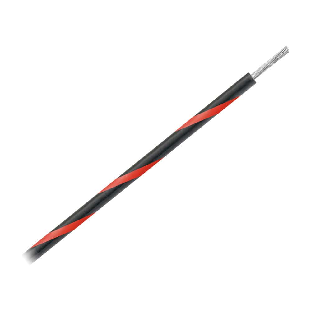 Pacer Group Qualifies for Free Shipping Pacer Black with Red Stripe 1000' 16 AWG Wire #WUL16BK-2-1000