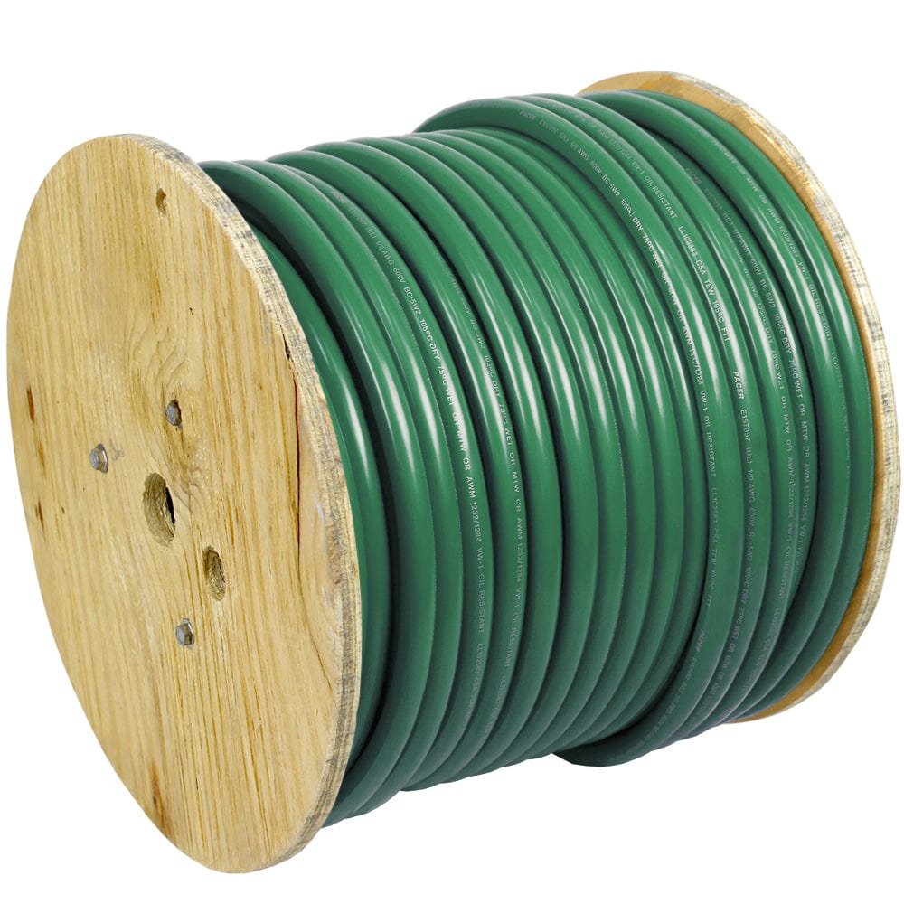 Pacer Group Qualifies for Free Shipping Pacer Green 250' 6 AWG Battery Cable #WUL6GN-250