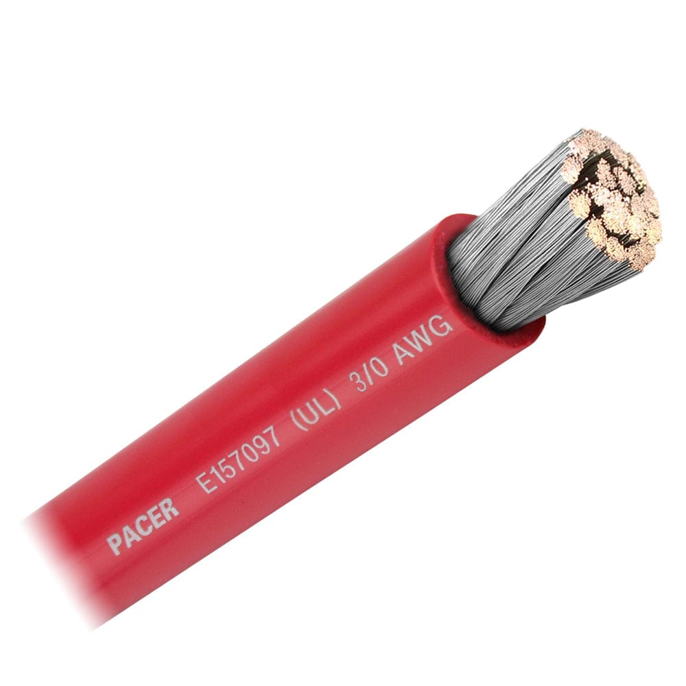 Pacer Group Qualifies for Free Shipping Pacer Red 3/0 AWG Battery Cable Sold by the Foot #WUL3/0RD-FT