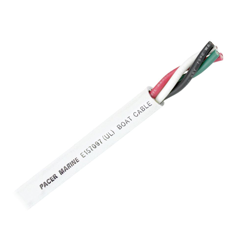 Pacer Group Qualifies for Free Shipping Pacer Round 4 Conductor Cable 100' 14/4 Black Green Red #WR14/4-100