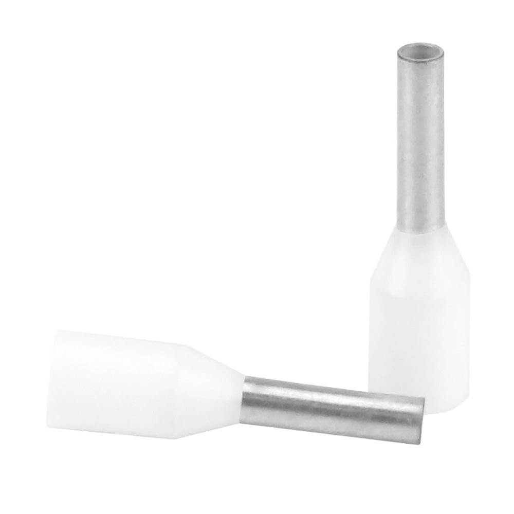 Pacer Group Qualifies for Free Shipping Pacer White 18-20 AWG Ferrule 6mm 25-pk #TFRL20-6MM-25