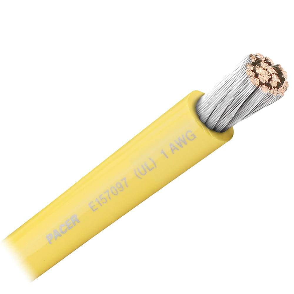 Pacer Group Qualifies for Free Shipping Pacer Yellow 1 AWG Battery Cable Sold by the Foot #WUL1YL-FT