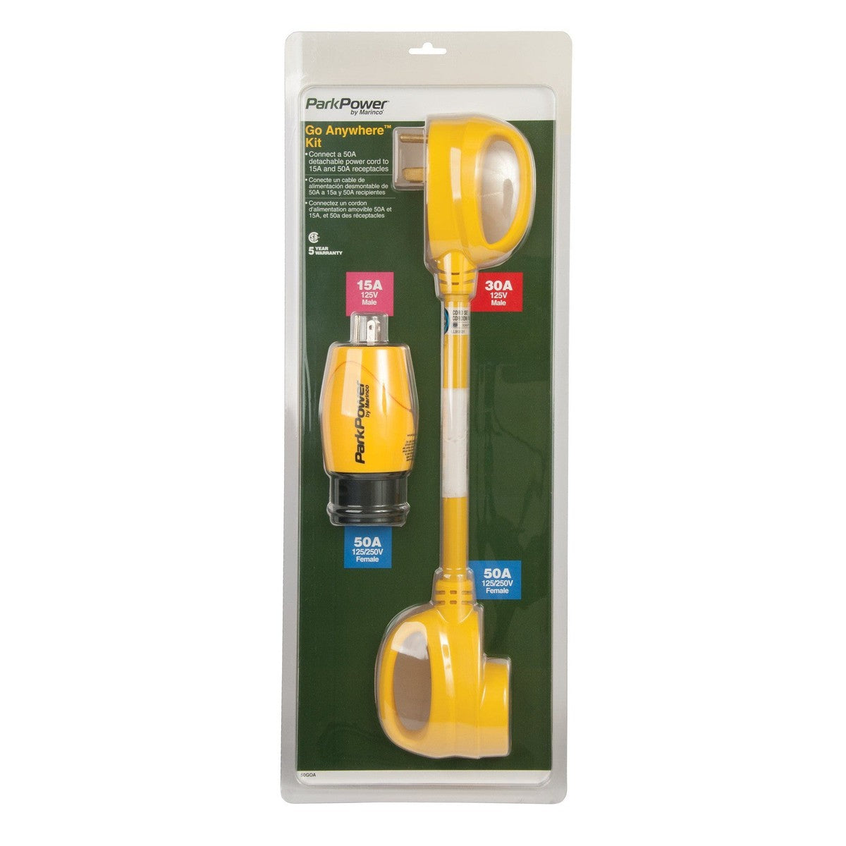 ParkPower Qualifies for Free Shipping ParkPower Go Anywhere 3 Piece Kit 50a #50GOA