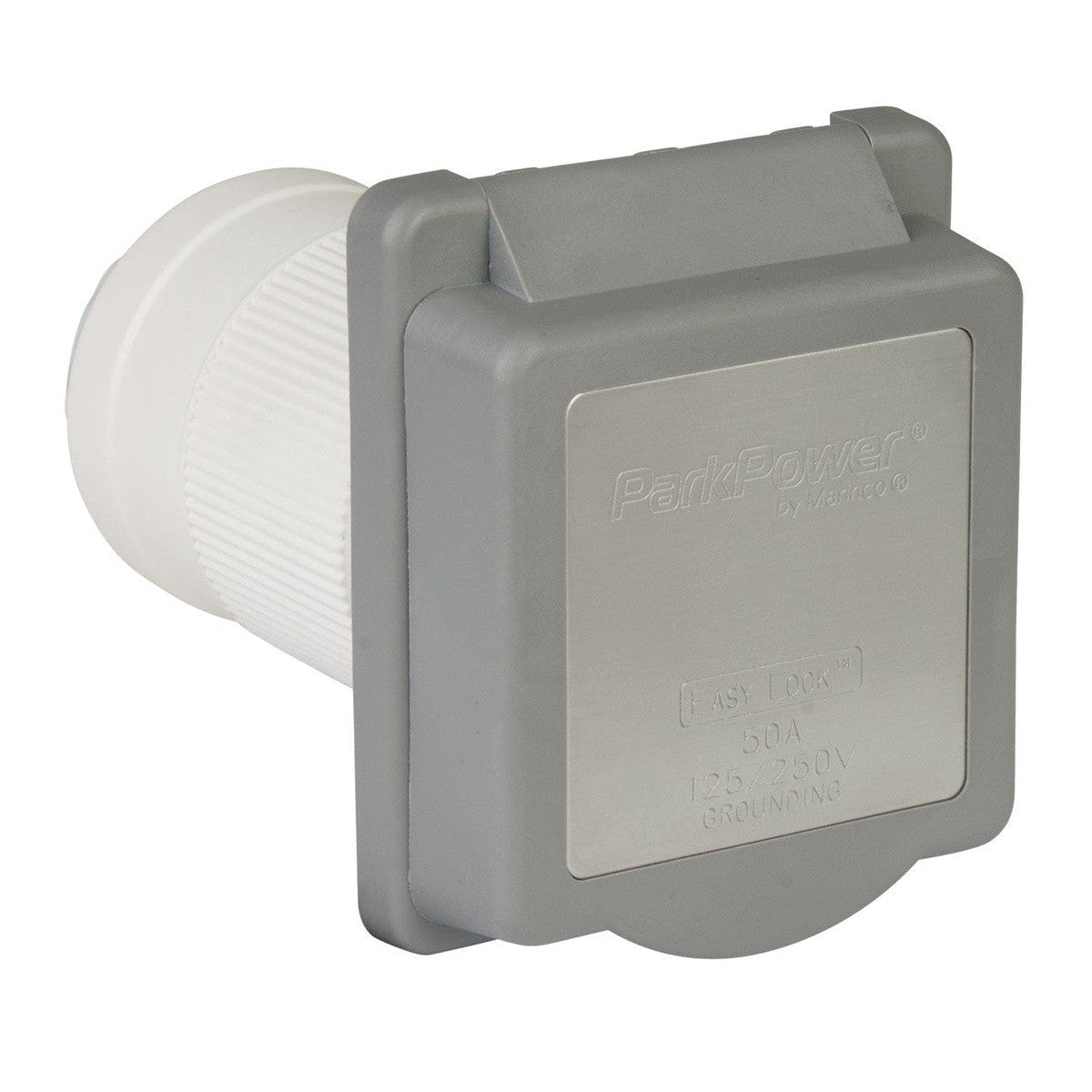 ParkPower Qualifies for Free Shipping ParkPower Inlet Standard 50a Gray #6353ELRVG