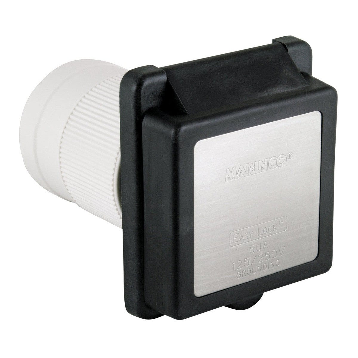 ParkPower Qualifies for Free Shipping ParkPower Standard RV Square Inlet 50a Black 125/250v #6353ELRV.BLK