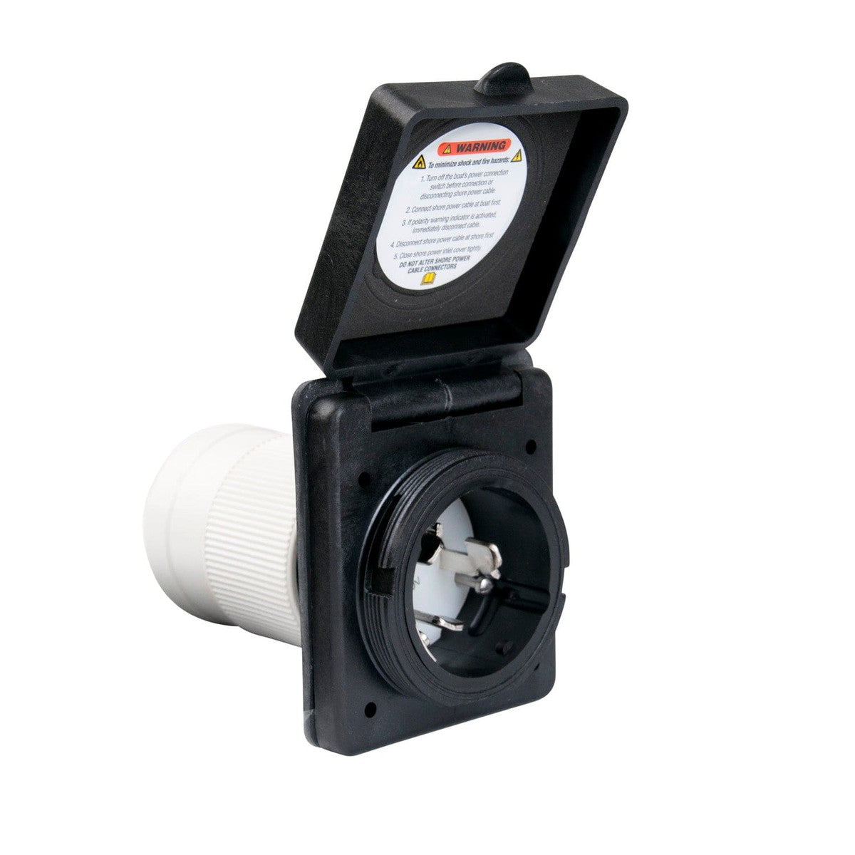 ParkPower Qualifies for Free Shipping ParkPower Standard RV Square Inlet 50a Black 125/250v #6353ELRV.BLK