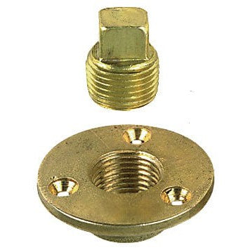 Perko Qualifies for Free Shipping Perko Garboard Drain Plug 1/2" NPT 2" Flange OD #0714001PLB